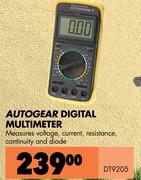 Autogear Digital Multimeter DT9205