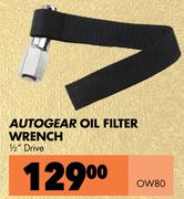 Autogear Oil Filter Wrench ½" Drive OW80