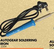 Autogear 40W Soldering Iron 220V SIO40