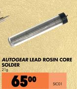 Autogear Lead Rosin Core Solder SIC01-21g