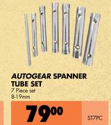 Autogear Spanner Tube Set 7 Piece Set 8-19mm