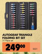 Autogear Triangle Folding Bit Set 31 Piece Set SS31
