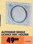 Autogear Single Licence Disc Holder LDH001