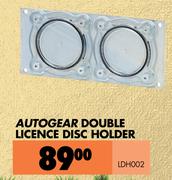Autogear Double Licence Disc Holder LDH002