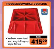 Hoog lig domkrag Voetstuk