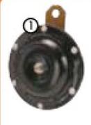 Autogear Toeters 12V Swart Enkel