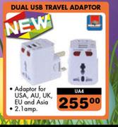 Autogear Dual USB Travel Adapter