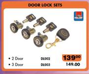 Autogear Door Lock Sets 2 Door DL002