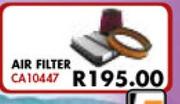 Air Filter For Nissan NP200 1.6 LDV 8V 2008
