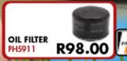 Oil Filter For Nissan NP200 1.6 LDV 8V 2008