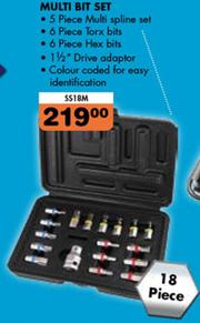 Spline socket clearance set midas