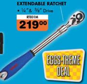 Midas Extendable Ratchet 1/4" & 3/8" Drive RTE01M