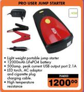 Pro User Jump Starter PJA003