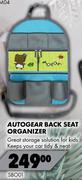 Autogear Back Seat Organizer SBO01