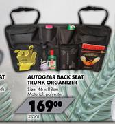 Autogear Back Seat Trunk Organizer STO01