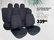 Autogear Milan Seat Cover Set 9 Piece Set SA86