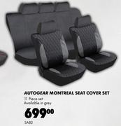 Autogear Montreal Seat Cover Set 11 Piece Set SA82
