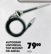 Autogear Universal Top Mount FM Aerial AE01