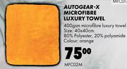 Autogear Microfibre Luxury Towel MFC02M