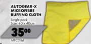 Autogear-X Microfibre Buffing Cloth MFC01M
