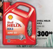 Shell Helix HX3 20W-50 550039899-5L