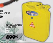 Autogear Metal Jerry Can Yellow JC06-20L