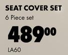 Autogear Butterfly Seat Cover Set (6 Piece Set) LA60