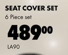 Autogear Floral Set Of Seat Cover (6 Piece Set) LA90