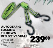Autogear-X Locking Tie Down Reflective Strap LH22M