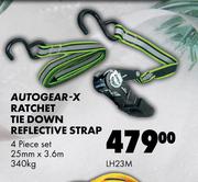 Autogear-X Ratchet Tie Down Reflective Strap LH23M
