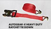Autogear-X Heavy Duty Ratchet Tie Down 38mm x 4.6m, 1500Kg LH10M