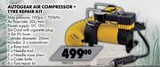 Autogear Air Compressor + Tyre Repair Kit TRKIT01