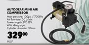 Autogear Mini Air Compressor PU07