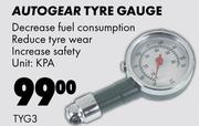 Autogear Tyre Gauge TYG3