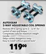 Autogear 2 Way Adjustable Coil Spring CSA1