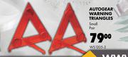 Autogear Warning Triangles Small WS1205-2-Pair