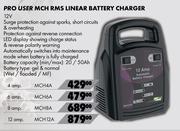 Pro User MCH RMS Linear Battery Charger 12V 8 Amp MCH8A