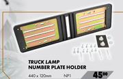 Truck Lamp Number Plate Holder 440 x 120mm NP1