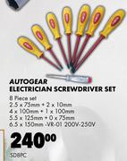 Autogear Electrician Screwdriver Set SD8PC