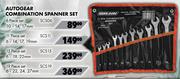 Autogear Comination Spanner Set SCS06-6 Piece Set