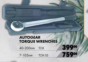  Autogear Torque Wrenches 7-105nm TOX-SS