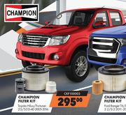 Champion Filter Kit For Toyota Hilux/Fortuner 2.5/3.0D-4D 2005-2016 CKF100003