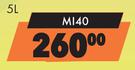 Midas Liquid Gold Monograde Oil SAE-40 MI40-5L