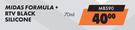 Midas Formula+ RTV Black Silicone MBS90-70ml