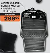 Midas Style 4 Piece Classic Rubber Mat Set MA23M/24M