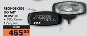 Midas Style Reghoekige Lig Met Dekstuk LD38M