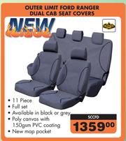 Special Outer Limit Ford Ranger Dual Cab Seat Covers SCCFD m