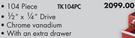 Autogear 104 Piece Tool Kit TK104PC