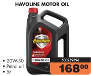 Caltex Havoline Motor Oil 500259396-5Ltr