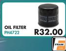 Fram Oil Filter PH4722 For Opel Corsa 140i Lite B 2002-2007